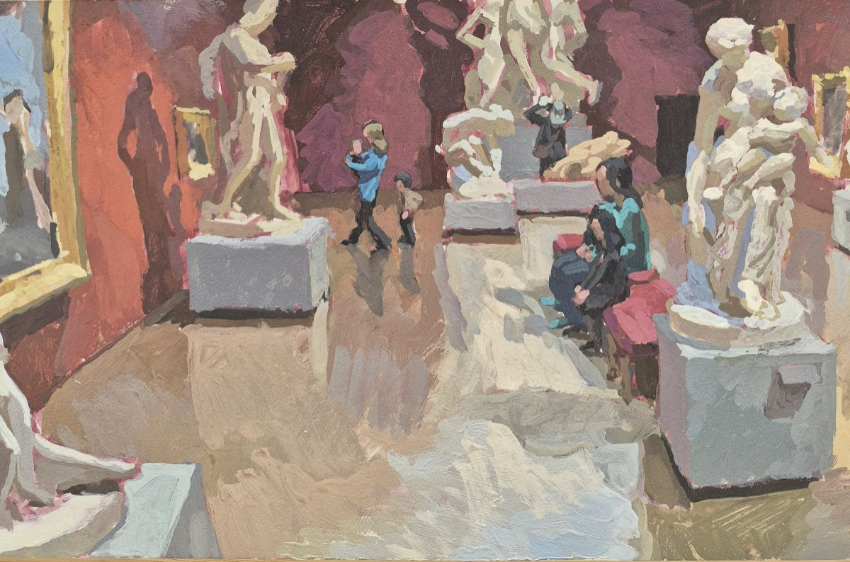 Sami Toualit (XXème), Vue intérieur du musée des beaux-arts d'Angers-photo-3