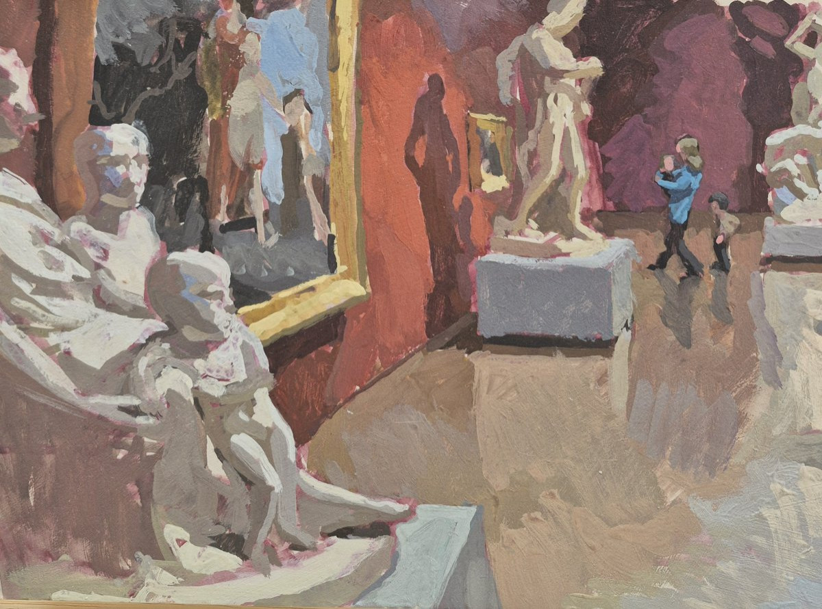 Sami Toualit (XXème), Vue intérieur du musée des beaux-arts d'Angers-photo-4