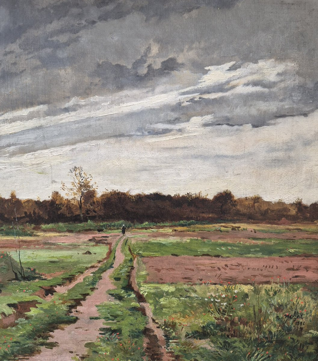 Alexandre Nozal (1852-1929), Country Lane-photo-3