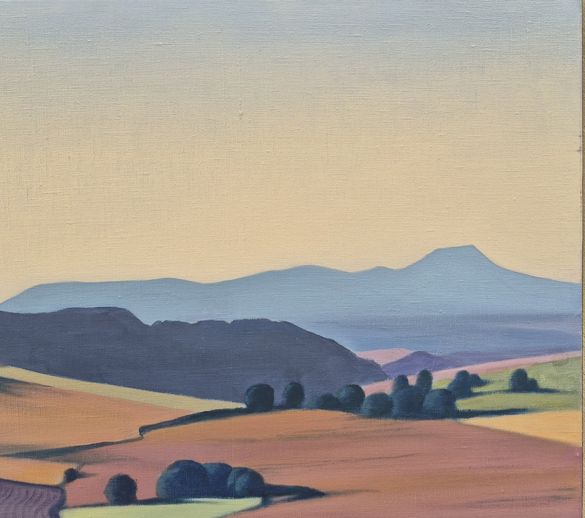 Jean Paul Proix (1926-2022), Puy De Dôme, Oil-photo-2