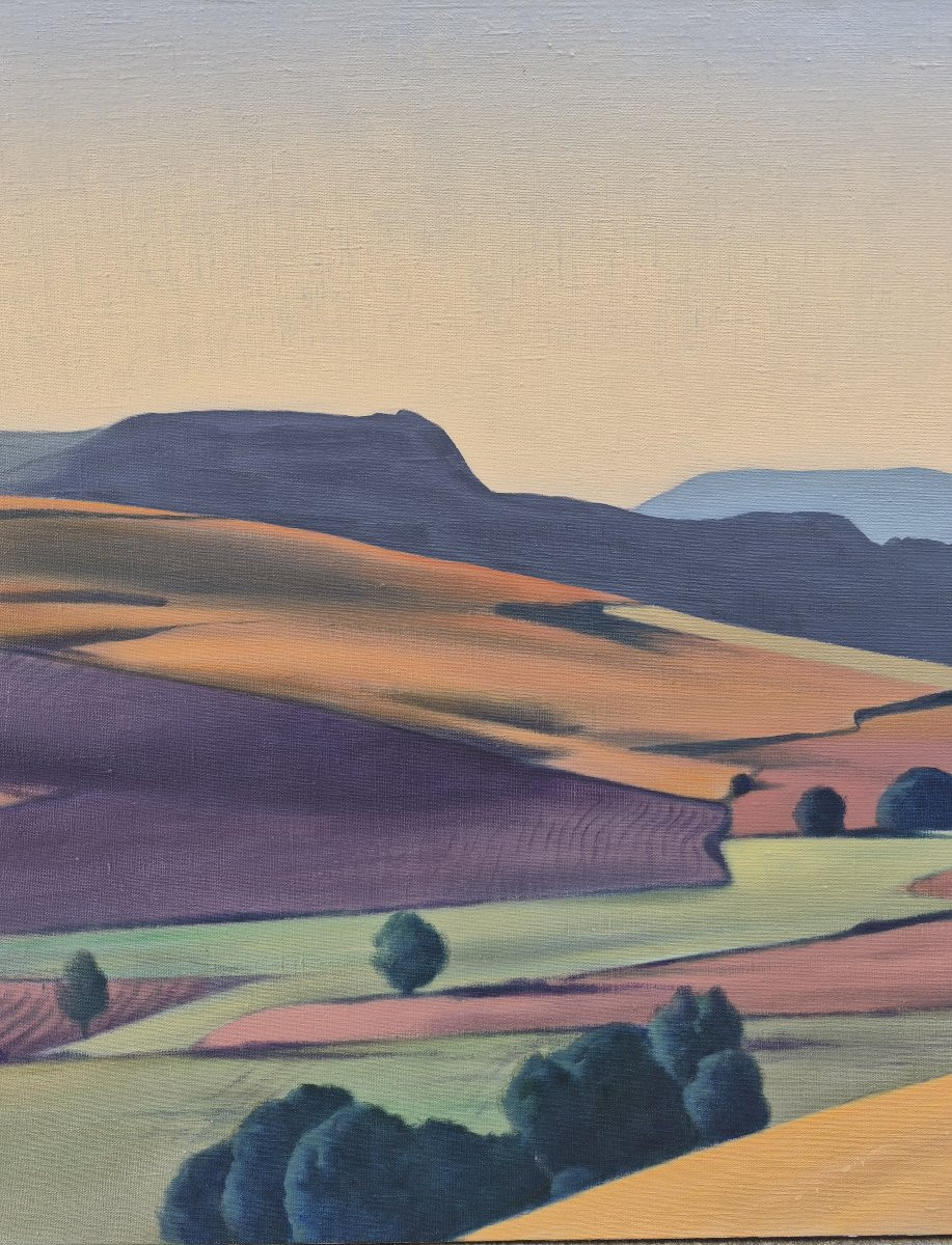 Jean Paul Proix (1926-2022), Puy De Dôme, Oil-photo-3