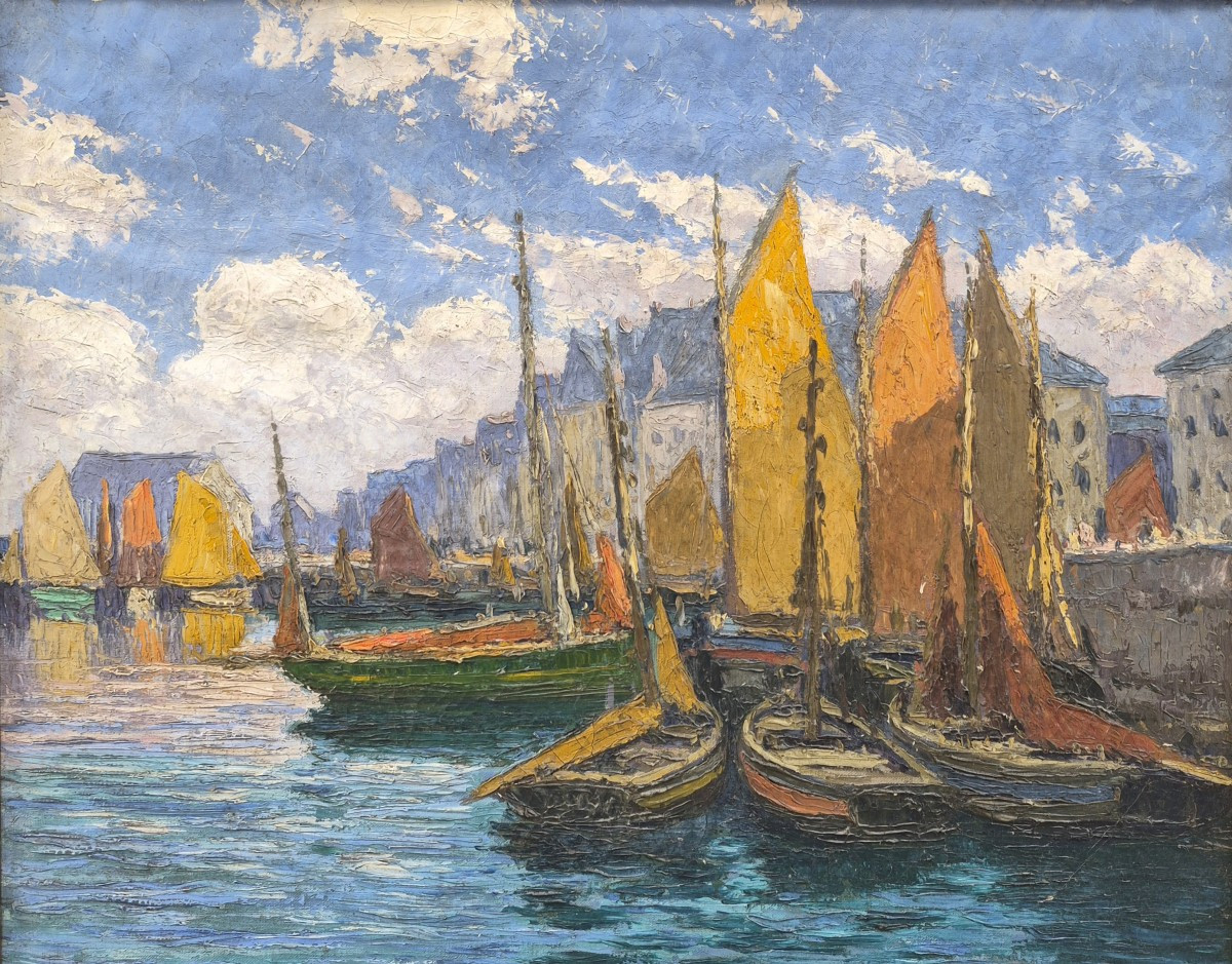 20th Century French School, The Port Of Le Croisic (?)