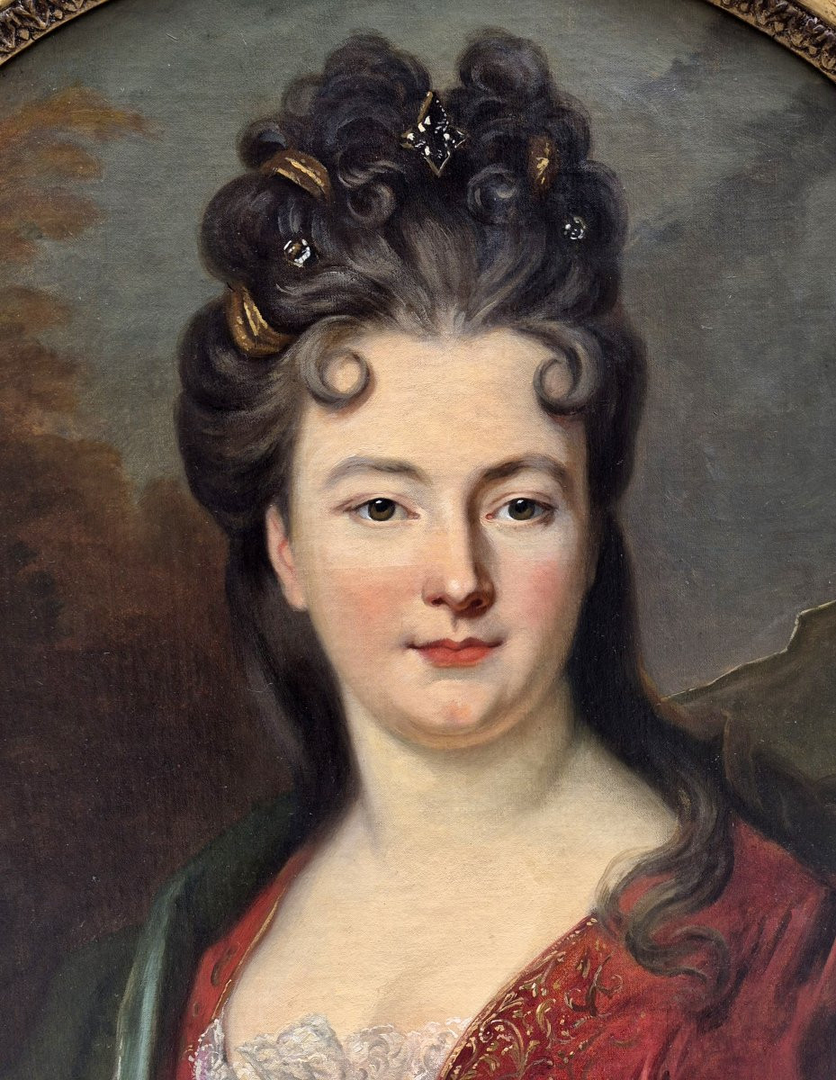 Suiveur de Nicolas Largillière (1656-1746), Portrait présumé de la mère de Voltaire-photo-4
