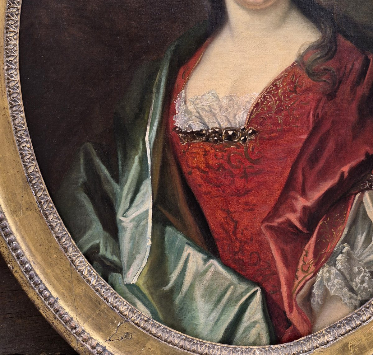 Suiveur de Nicolas Largillière (1656-1746), Portrait présumé de la mère de Voltaire-photo-3