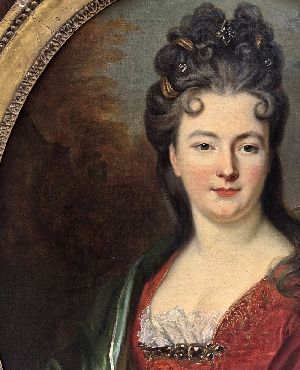 Suiveur de Nicolas Largillière (1656-1746), Portrait présumé de la mère de Voltaire-photo-4