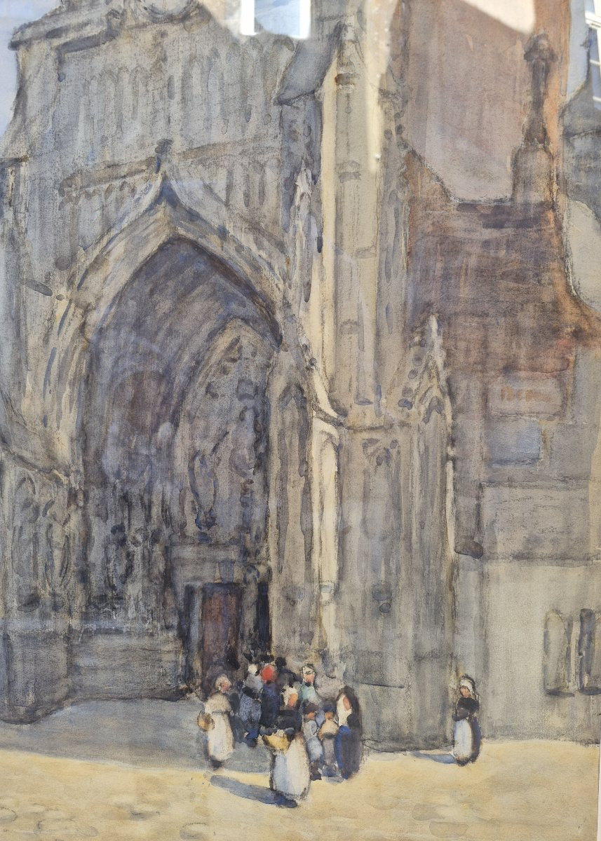 Miss Catherine A. Hawdon (active Circa 1911-1922), Eglise Saint Saulve De Montreuil Sur Mer-photo-2