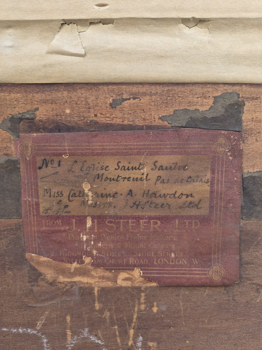 Miss Catherine A. Hawdon (active Circa 1911-1922), Eglise Saint Saulve De Montreuil Sur Mer-photo-3