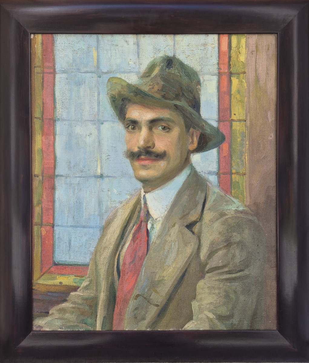 Diran Kevork Garabedian (1882-1963), Self-portrait With Hat