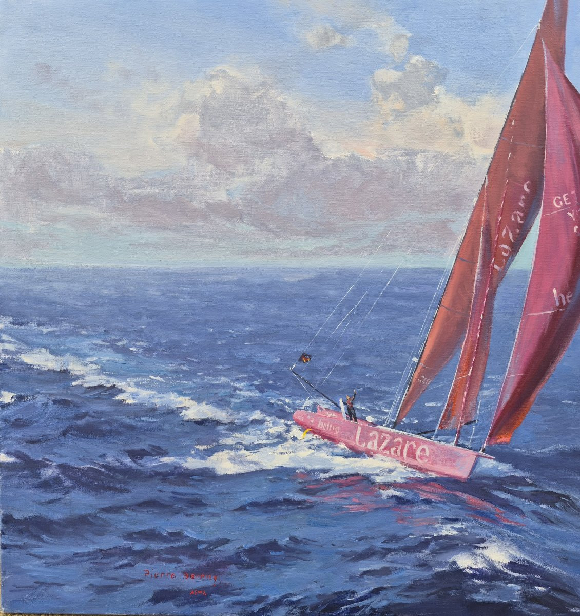 Pierre Bernay (Né en 1963), Imoka Tanguy Le Turquais, Vendée Globe 2024-photo-2