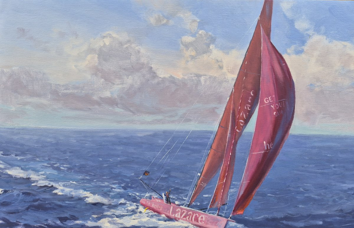 Pierre Bernay (Né en 1963), Imoka Tanguy Le Turquais, Vendée Globe 2024-photo-3
