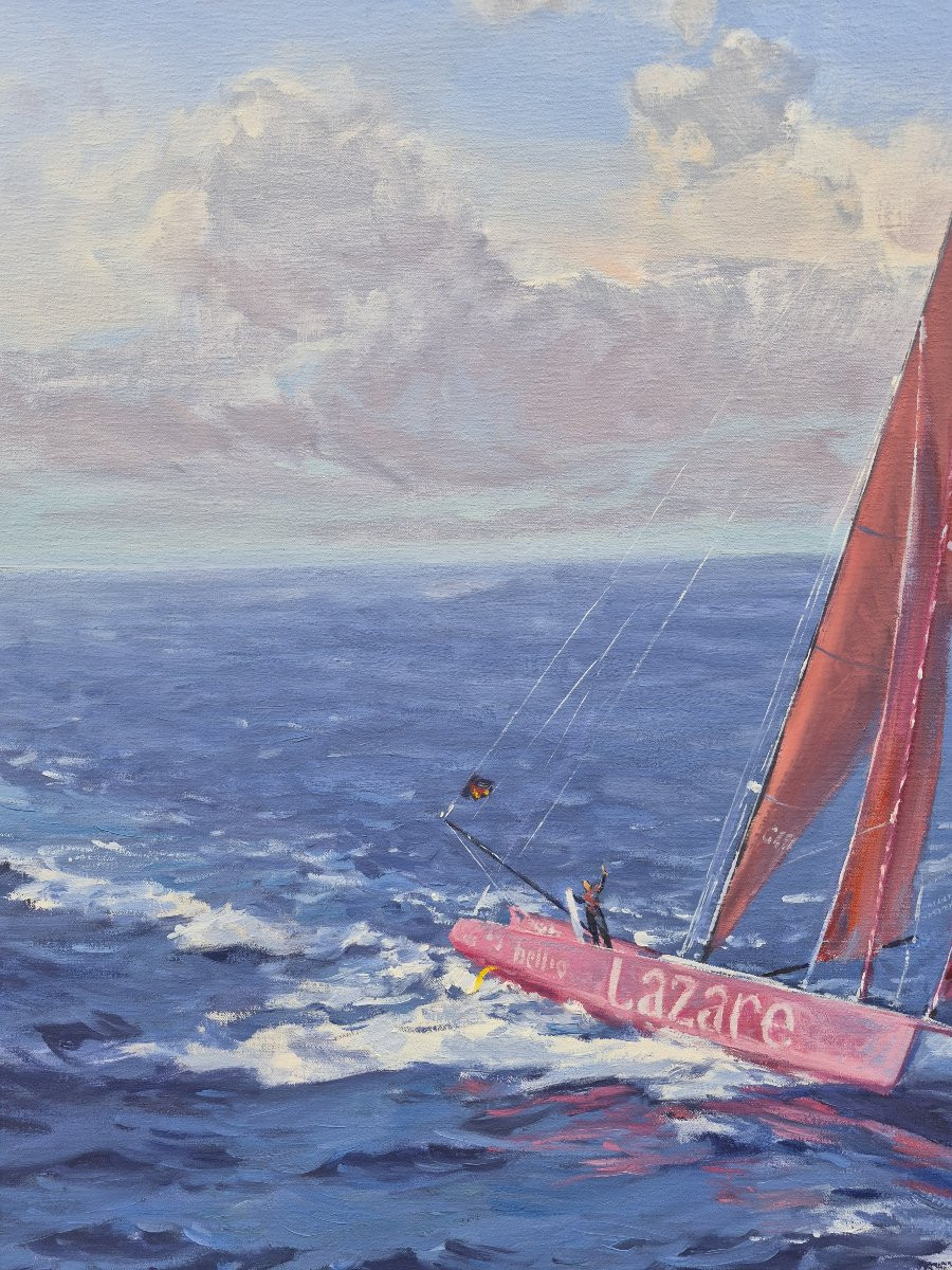 Pierre Bernay (Né en 1963), Imoka Tanguy Le Turquais, Vendée Globe 2024-photo-4