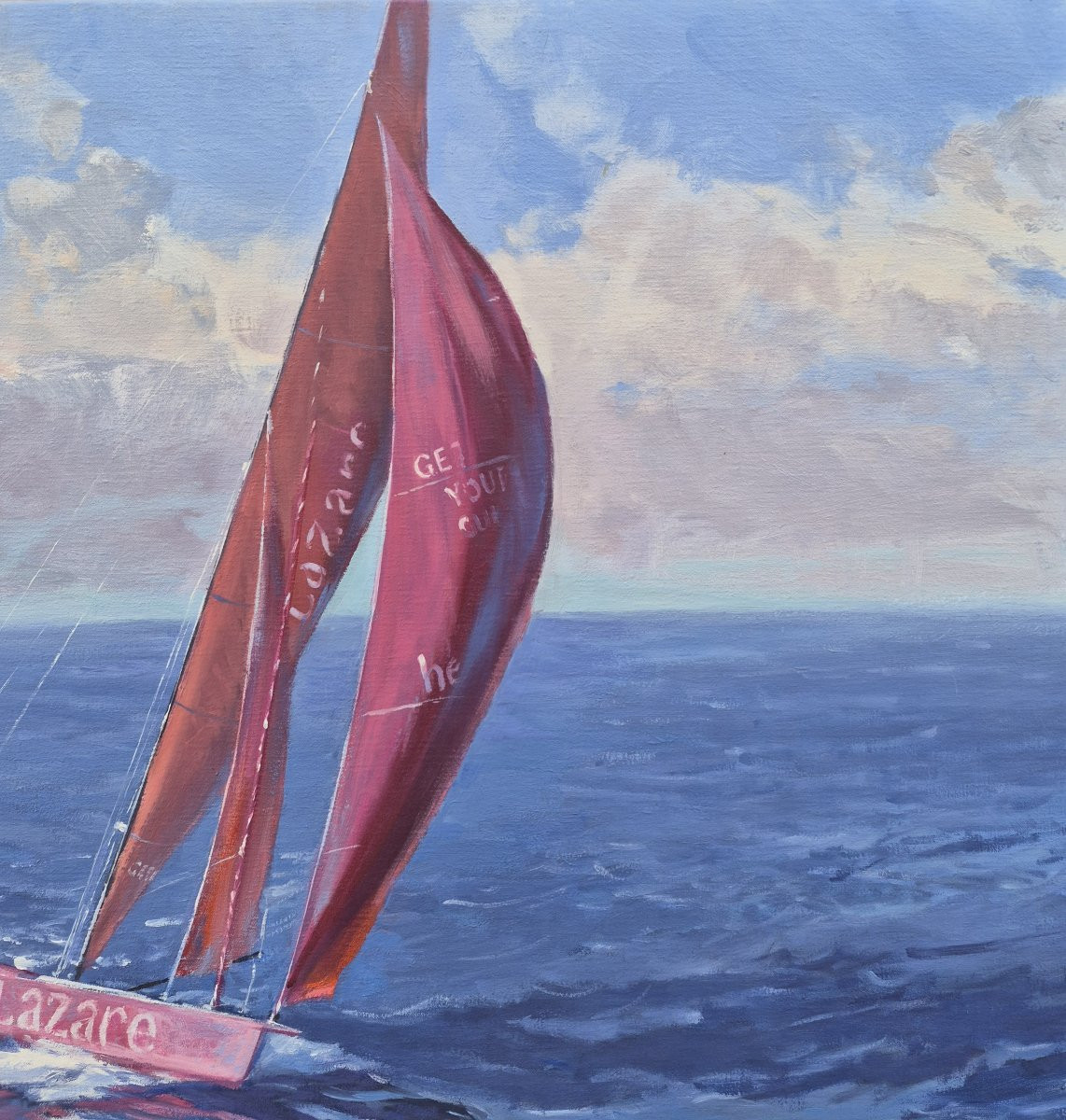 Pierre Bernay (Né en 1963), Imoka Tanguy Le Turquais, Vendée Globe 2024-photo-1