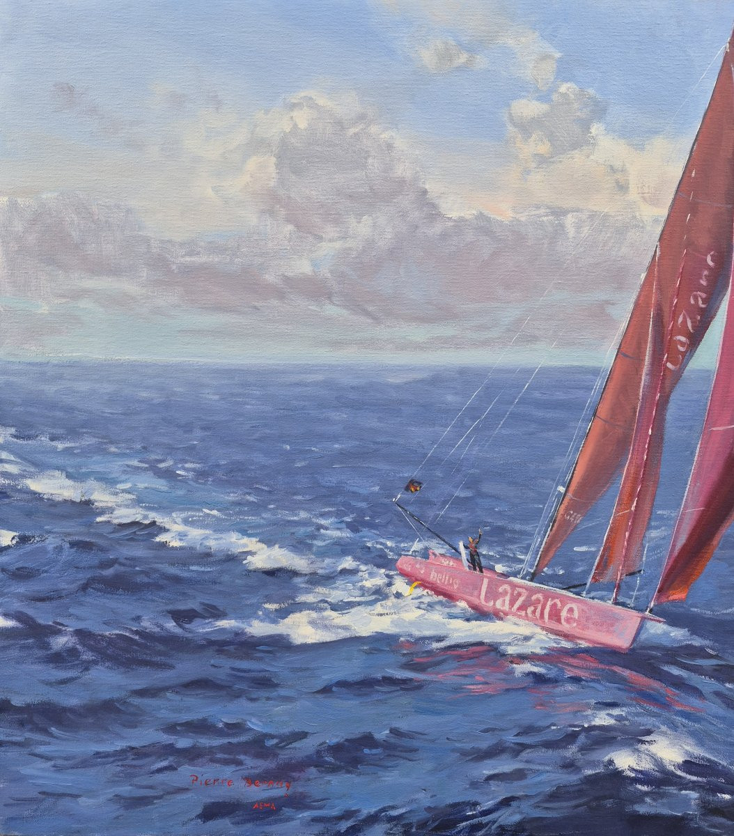 Pierre Bernay (Né en 1963), Imoka Tanguy Le Turquais, Vendée Globe 2024-photo-2