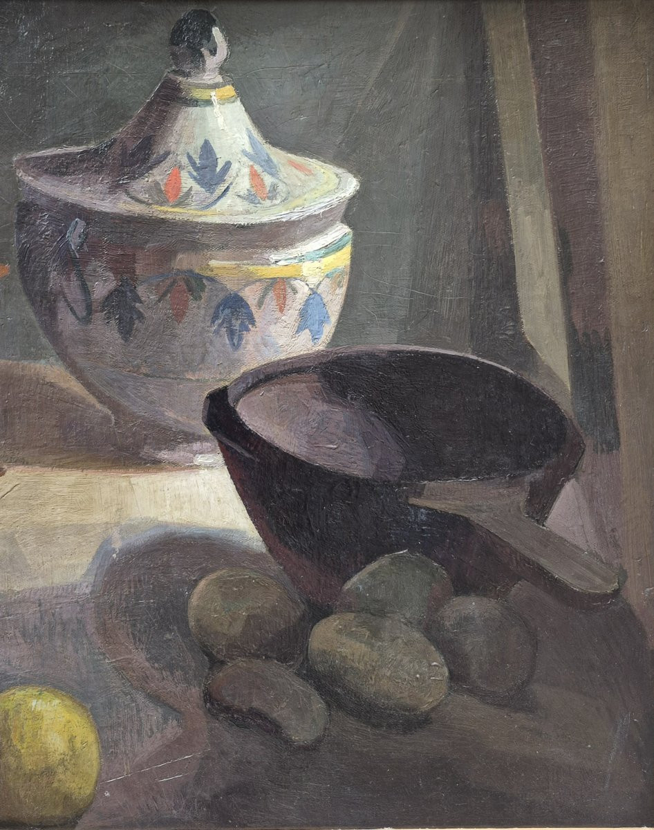 Iwan Cerf (1883-1963), Still Life With Lemon-photo-3
