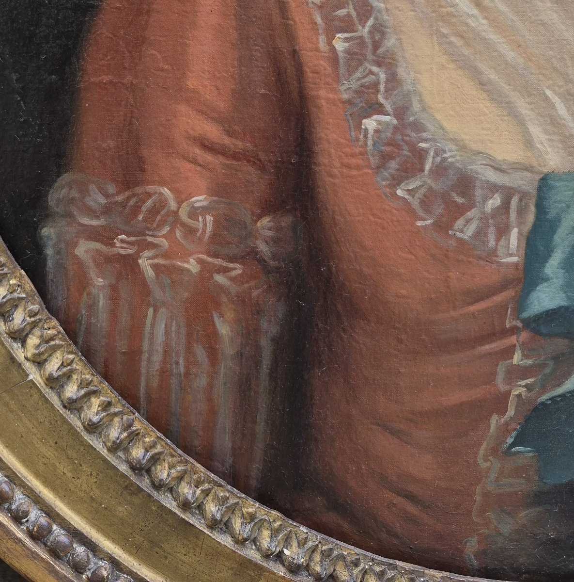 Elisabeth Vigée Le Brun (1755 1842), Follower Of, Portrait Of Madame Savalette De Magnanville-photo-3