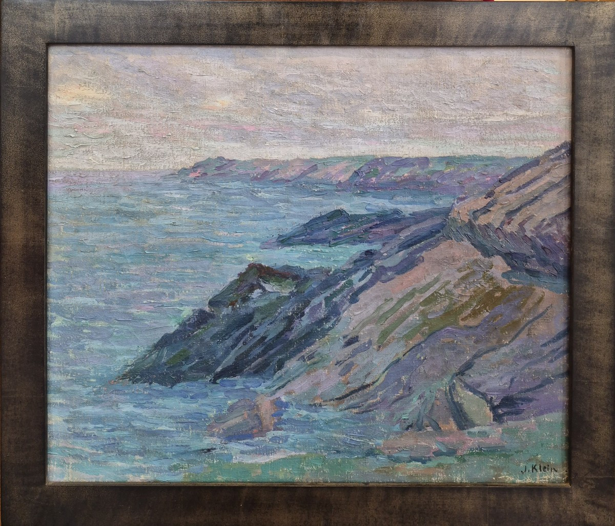 Jeanne Klein (1877-1966), Cliff At Quiberon