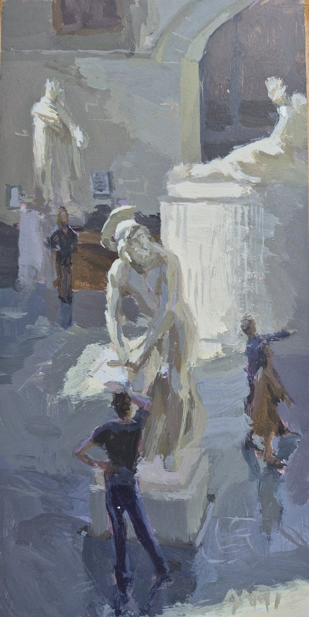Sami Toualit (20th), View Of The David d'Angers Museum 2