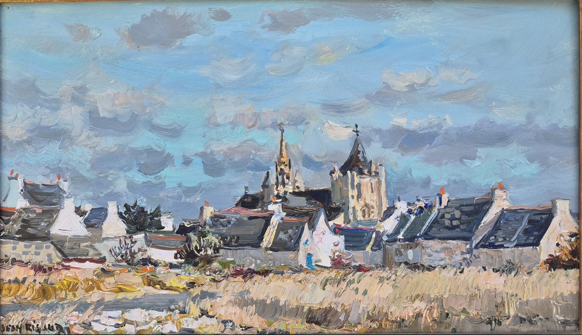 Jean Rigaud (1912–1999) - The Church In Penmarc'h-photo-2