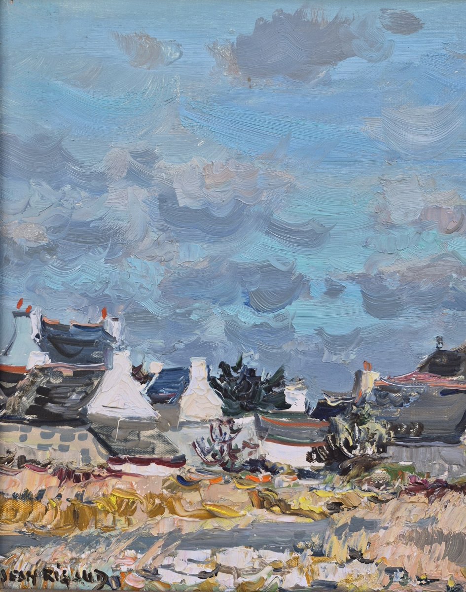 Jean Rigaud (1912–1999) - The Church In Penmarc'h-photo-1