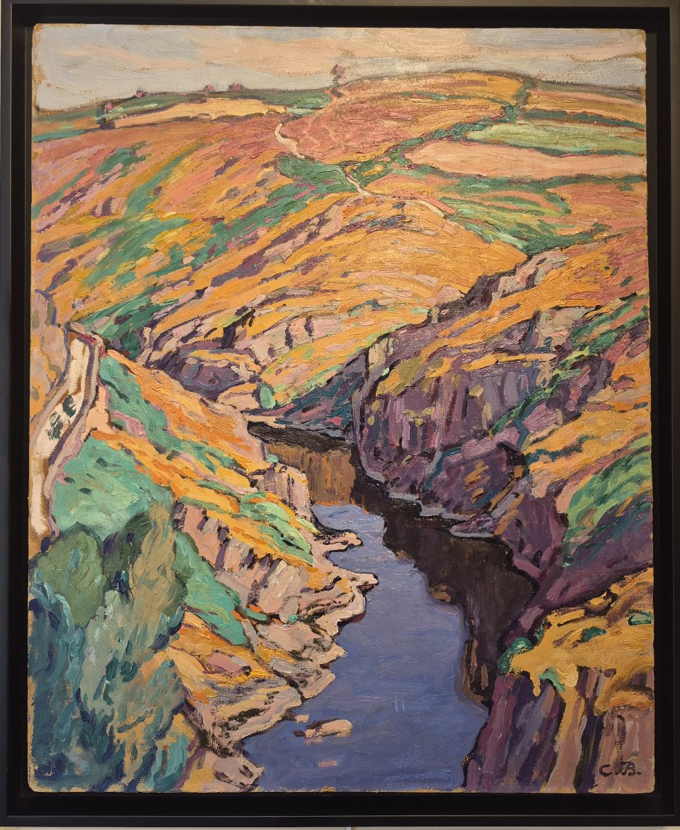 Charles Bichet (1863-1929), les gorges de la Creuse à Anzème, Fauve, Crozant-photo-2