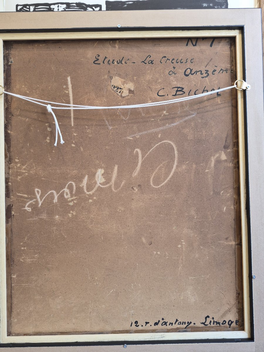 Charles Bichet (1863-1929), les gorges de la Creuse à Anzème, Fauve, Crozant-photo-4