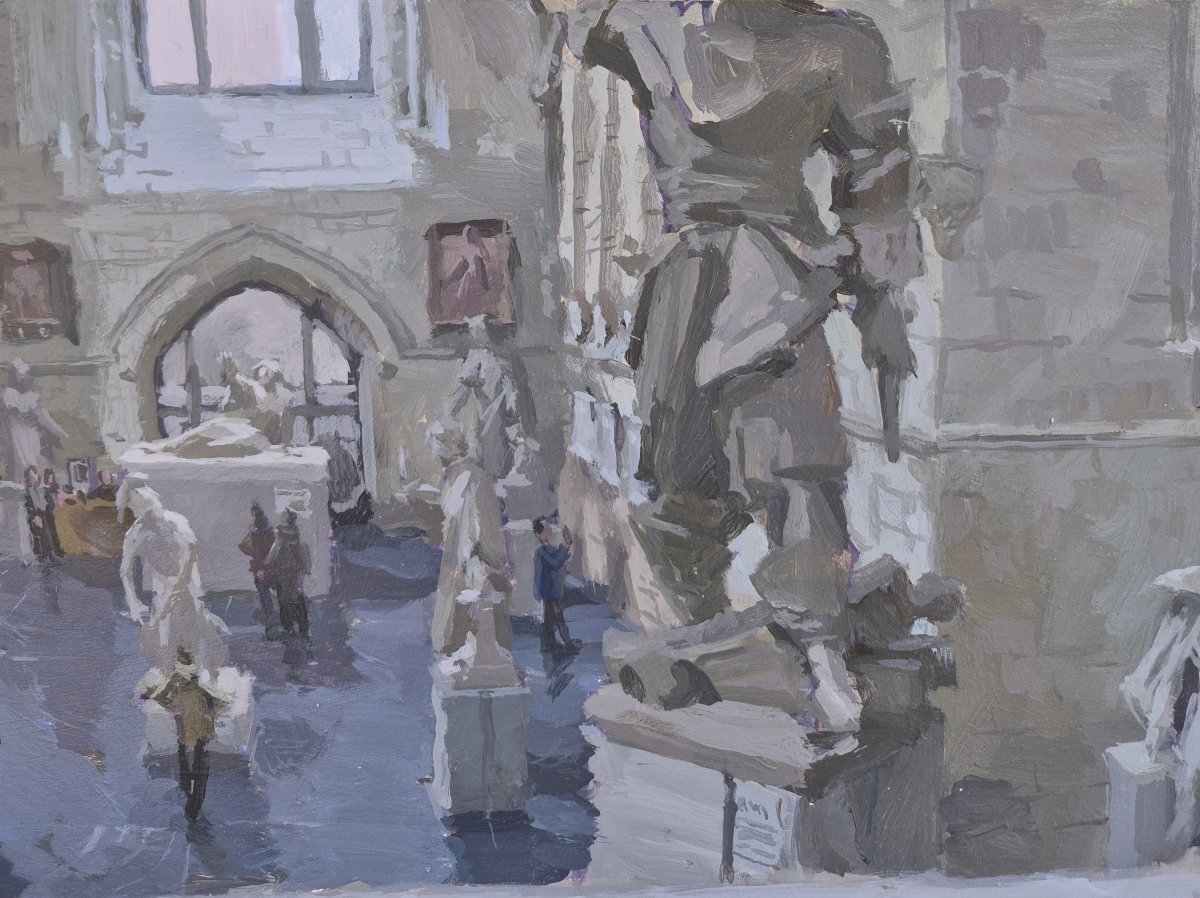 Sami Toualit (20th), Interior View Of The David Museum In Angers 5-photo-3