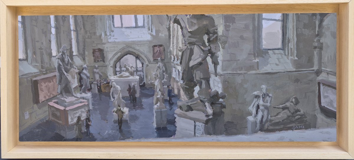 Sami Toualit (20th), Interior View Of The David Museum In Angers 5