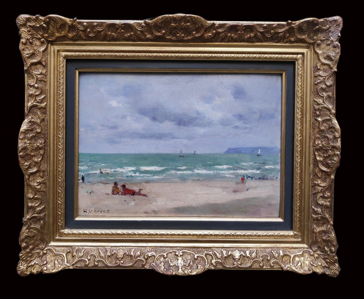 Henri Gervex (1852-1929), Scène De Plage - La Baignade