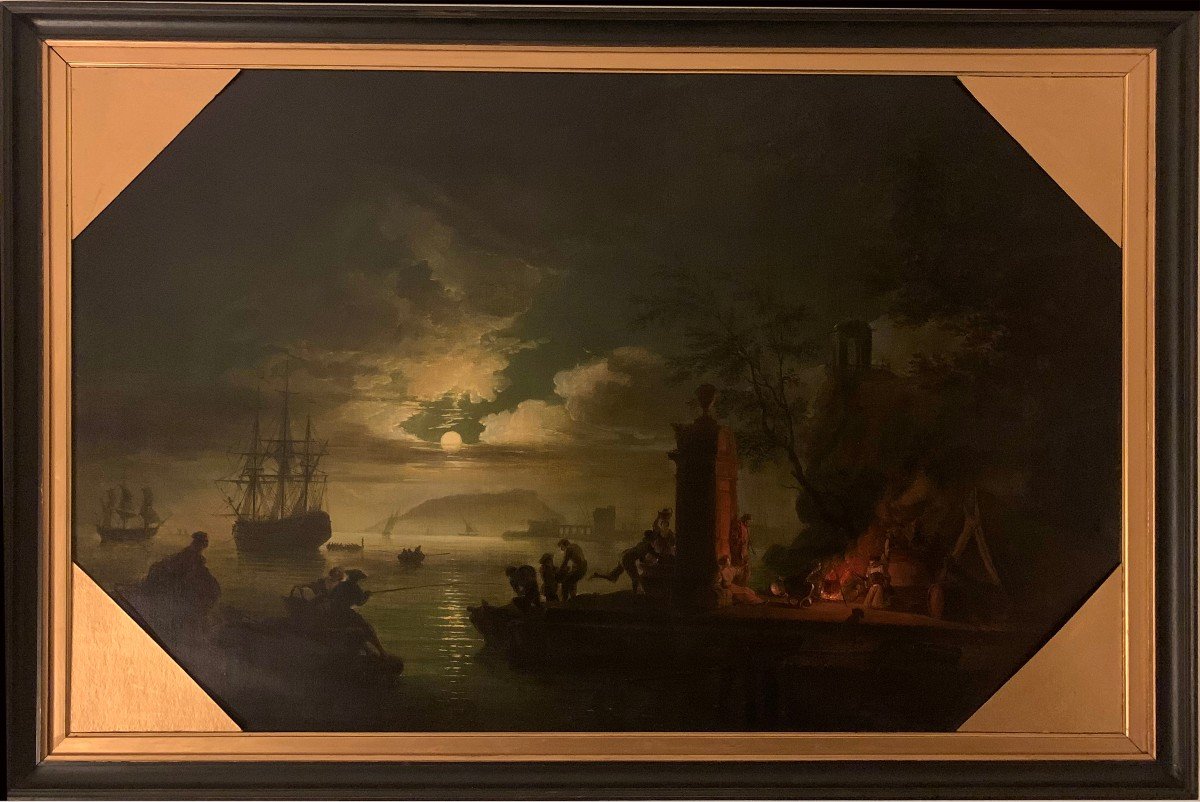 Claude-joseph Vernet (1714-1789), Suiveur De - La Nuit