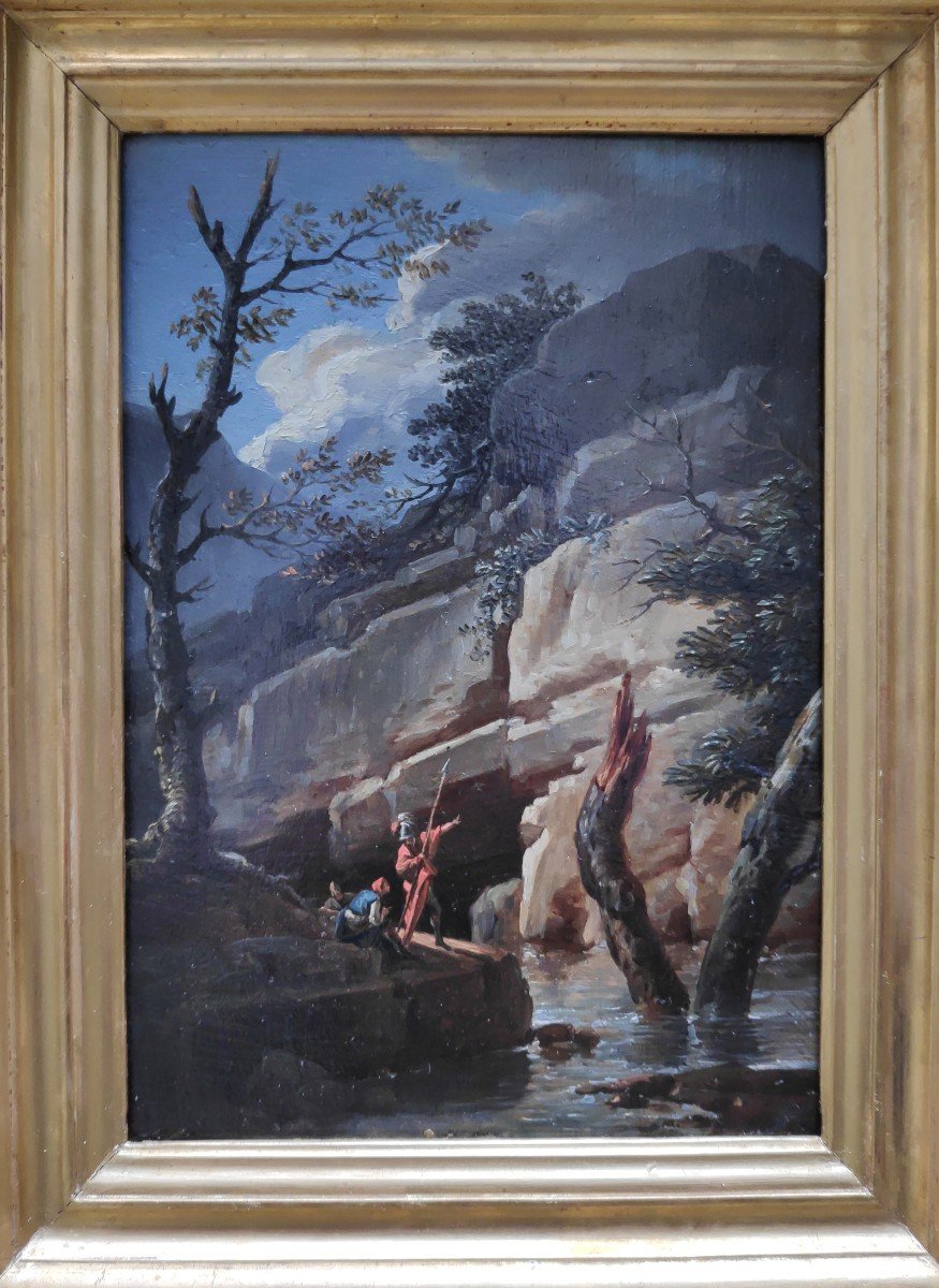 Entourage Of Salvator Rosa (1615-1673), Soldiers In A Landscape-photo-3