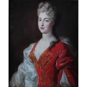 Alexis Simon Belle (1674-1734), Attribué à , Portrait De Femme De Qualité
