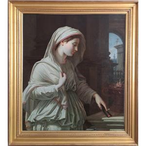 Ecole Française Du XVIIIème Siècle, Noel Hubert (?), Vestale