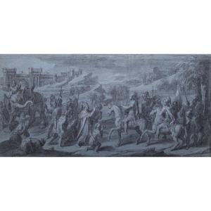 François Verdier (1651-1730), Episode de la vie d'Alexandre le grand, la rencontre