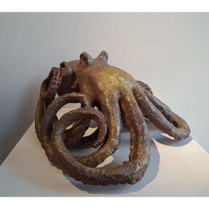 Bruno Ronzier (20th Century), The Octopus, Unique Piece