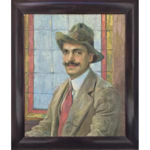 Diran Kevork Garabedian (1882-1963), Self-portrait With Hat