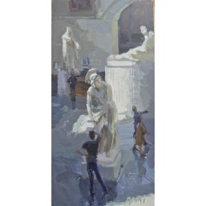 Sami Toualit (20th), View Of The David d'Angers Museum 2