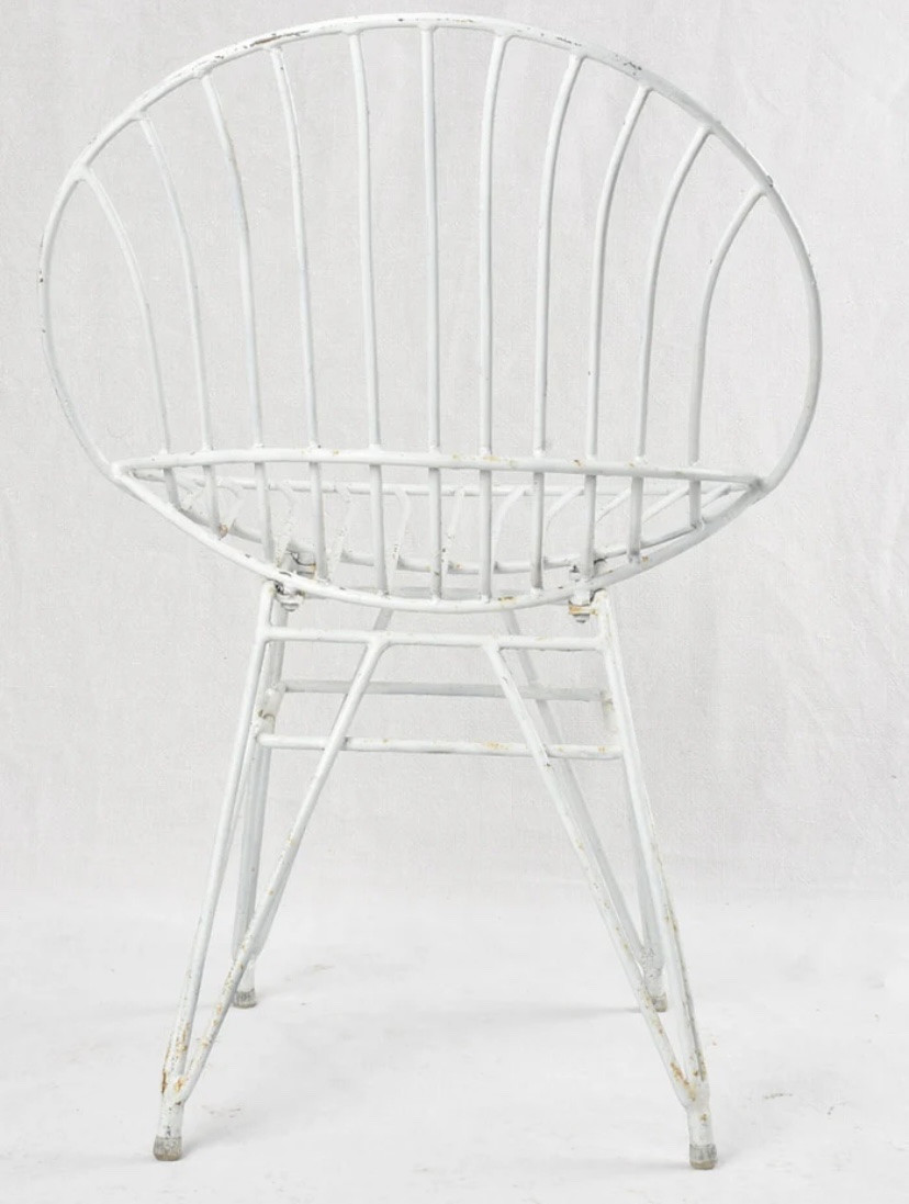 Chaise en fer années 60-photo-4