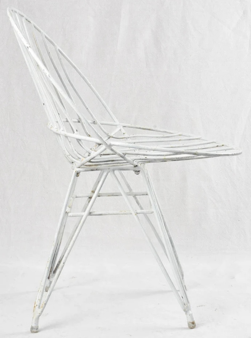 Chaise en fer années 60