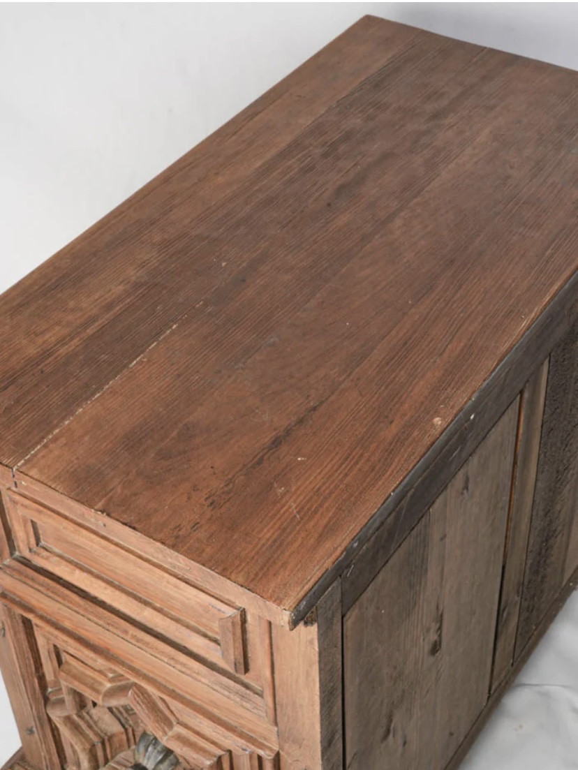 Buffet en bois peint années 40’s-photo-5