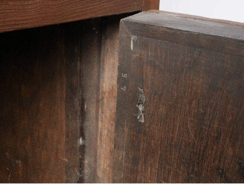 Buffet en bois peint années 40’s-photo-7