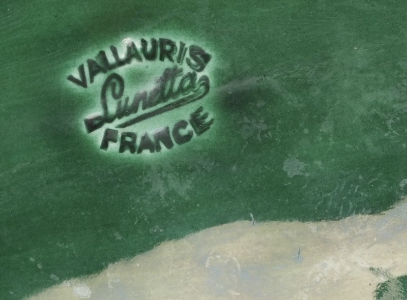 Plat à poisson Vallauris des années 50’s-photo-4