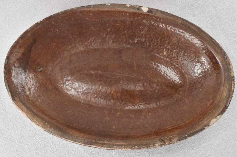 Grande Terrine en Terre cuite vernissée début 20 ème -photo-2