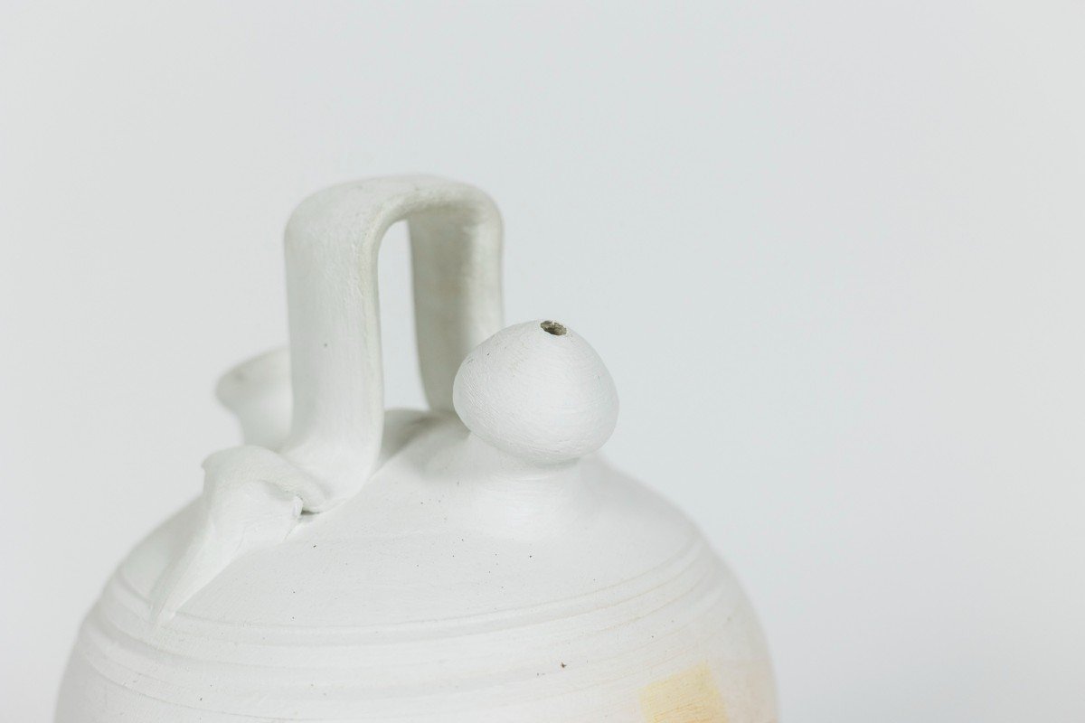 Vase In Painted Terracotta, Contemporary Work, Ls5437153c-photo-4