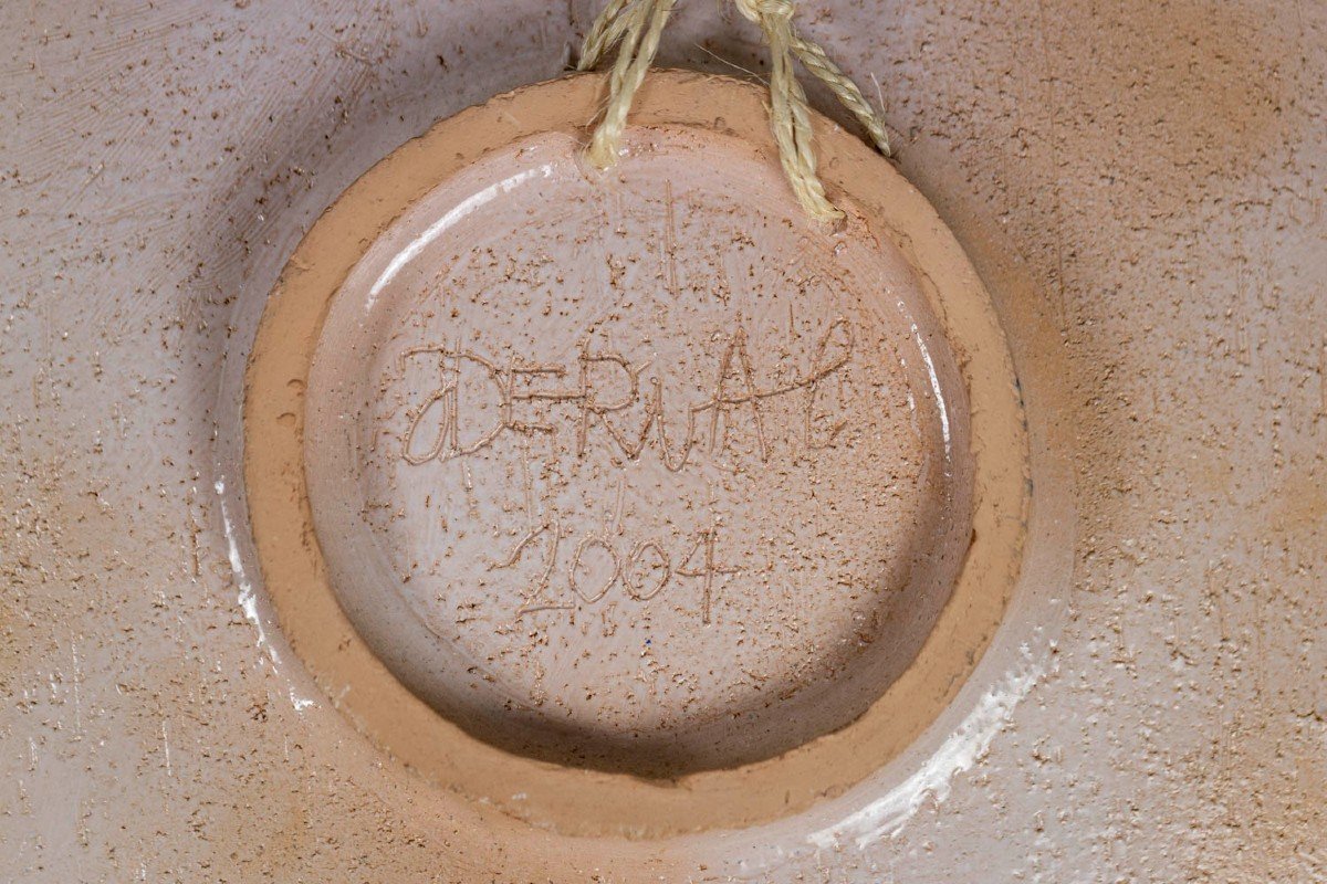 Jean Derval, Low Relief Sculpture In Ceramic, Year 2004,  Ls55091807d-photo-2