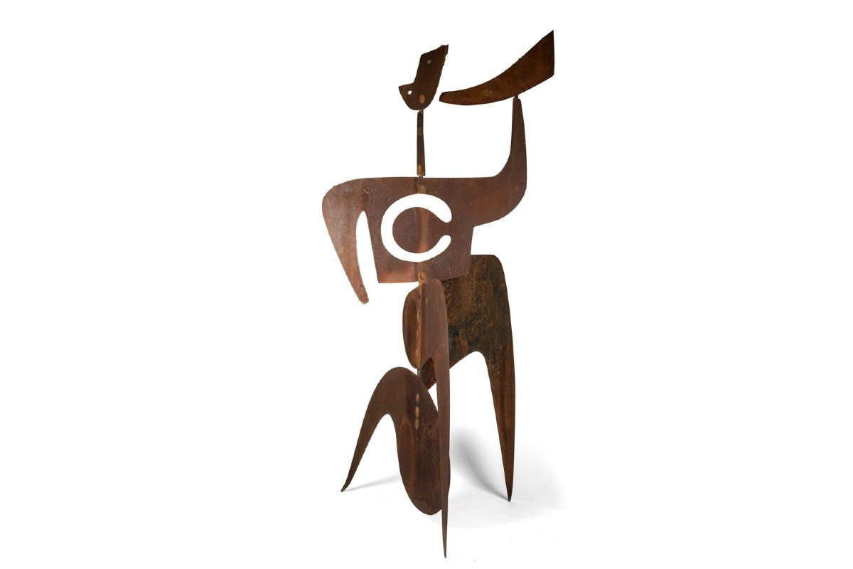 Sculpture Entitled “bugler The Trumpet”, Contemporary Work, Ls57623609f