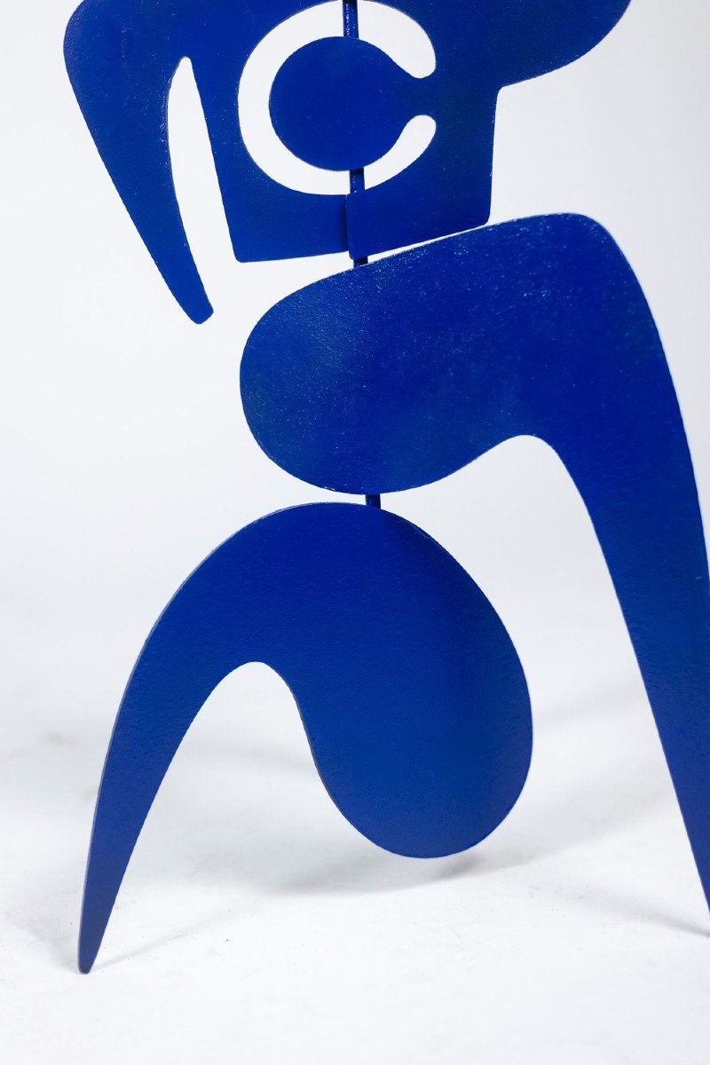 Sculpture Trompettiste Métal Noir 42 Cm - Statue Jazz Décorative