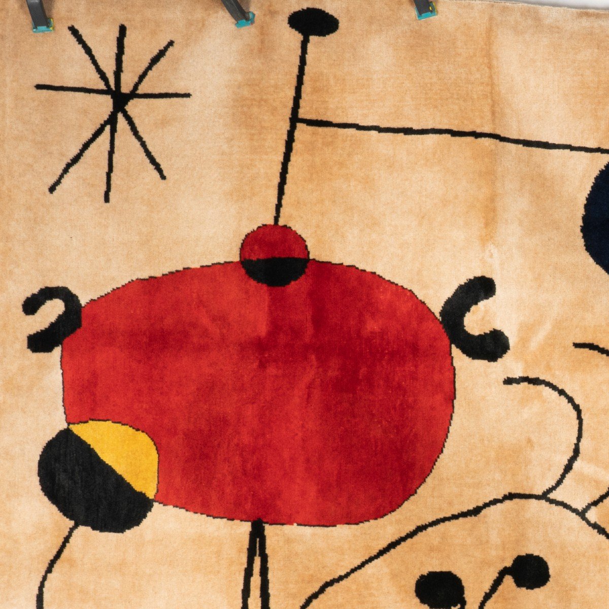 Carpet, Or Tapestry, Inspired By Joan Miro. Contemporary Work.-photo-3