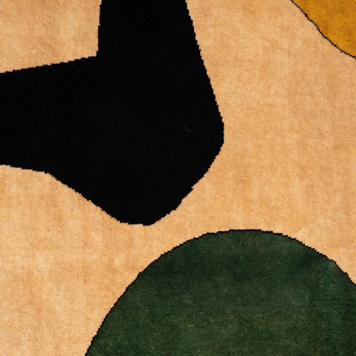 D’après	Alexander	Calder. Tapis,	Ou	Tapisserie « Green	Ball ».	Travail	Contemporain-photo-2