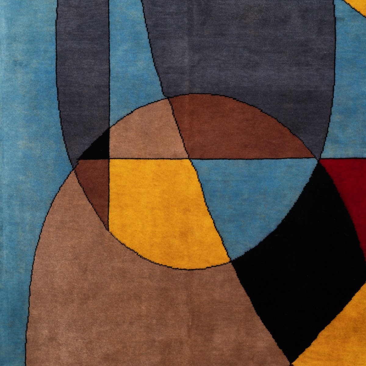 Carpet, Or Tapestry, Inspired By Delaunay. Contemporary Work-photo-2