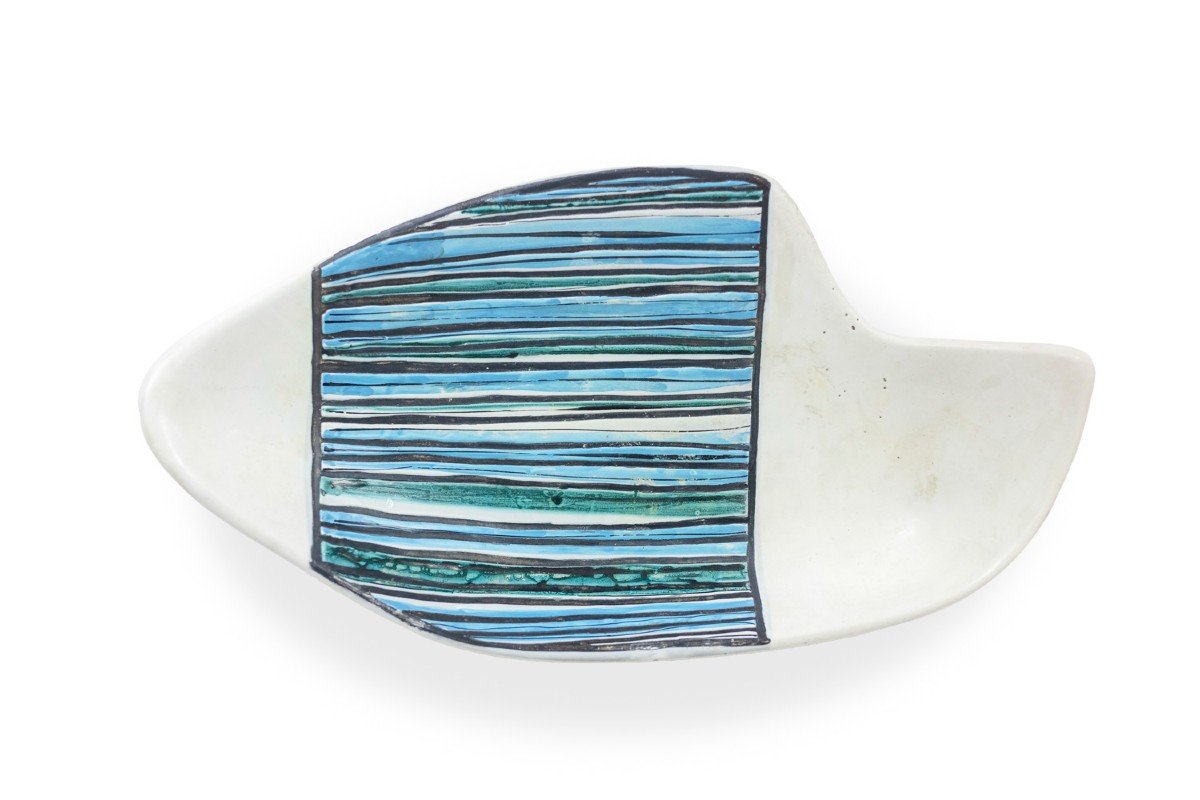 Roger Capron. Free Form Ceramic Cup. 1960s.-photo-1
